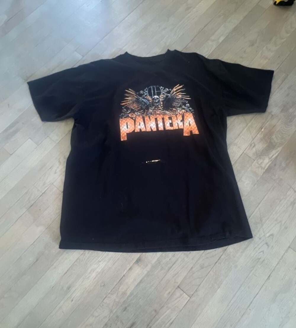 Pantera Official 2023 World Tour Admat Black Graphic T-Shirt